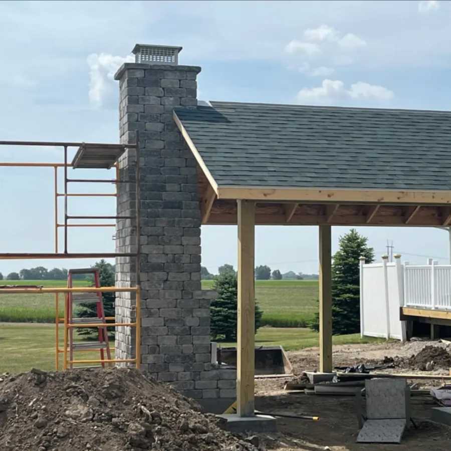 Chimney Extensions for Outdoor Fireplace Kits