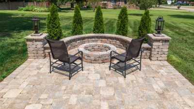 Fire Pit Seating Area