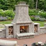 Barrington Outdoor Fireplace Kit