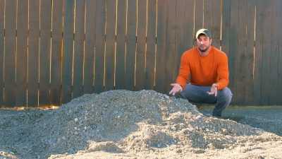 You will need tons of road base aggregate for your foundation