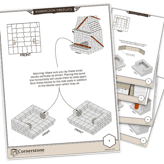 Your outdoor living kit comes with easy-to-follow step-by-step instructions