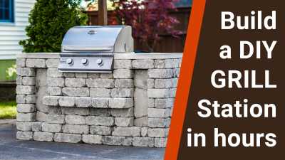 Video on how to build a DIY grill station in hours.