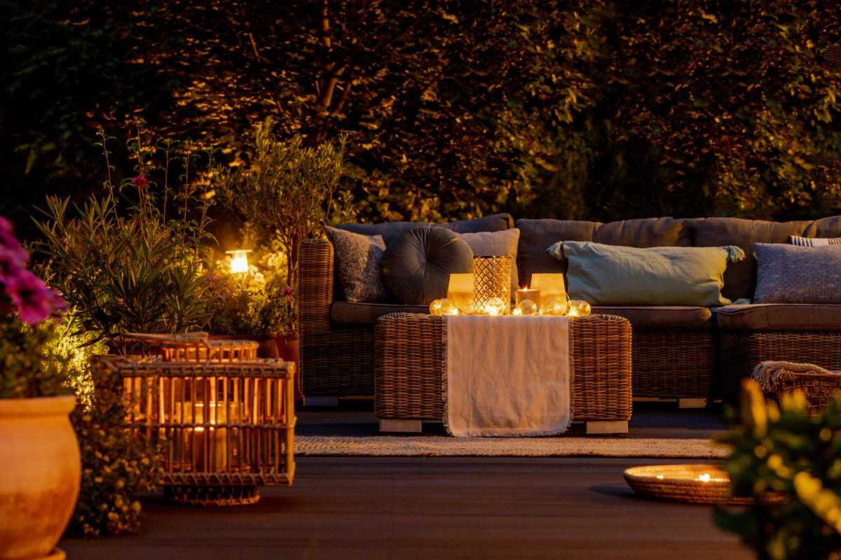 Low voltage lighting transforms your outdoor living space.