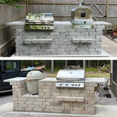Actual grill island builds from customers like YOU