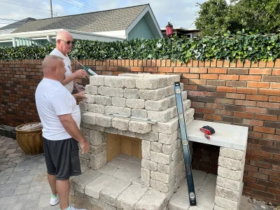 Jim builds his smoke chamber at age 80
