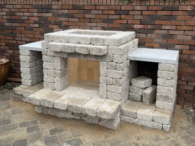 Ashford Fireplace Kit. Mid build.