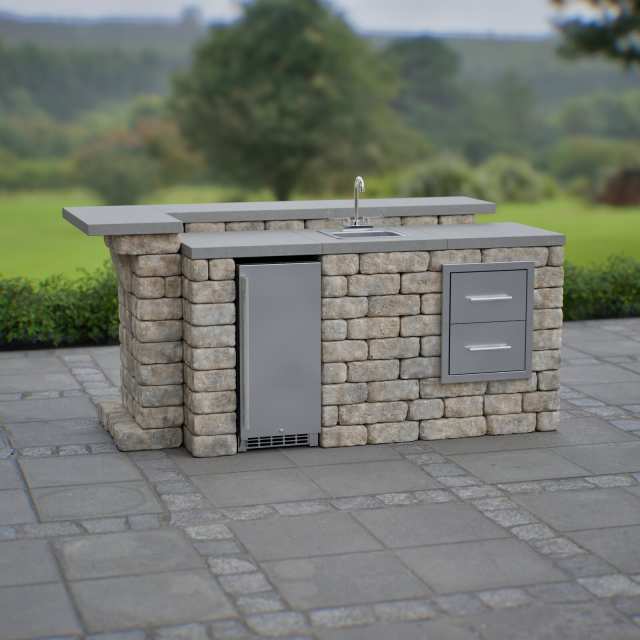 Unity L Outdoor Kitchen Module