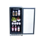 The Somerset 16 Inch Outdoor Refrigerator holds tons of food and beverages.