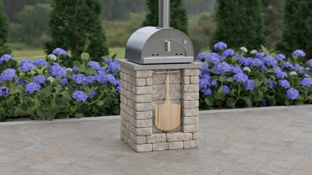 Wood fired Pizza Pier add on for your outdoor kitchen.