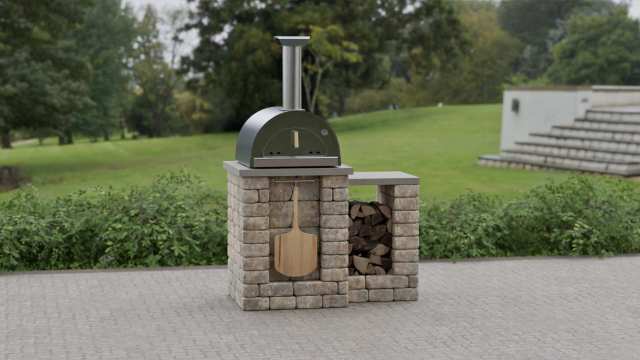 Buff Stone Pizza Oven Edition for your outdoor kitchen.