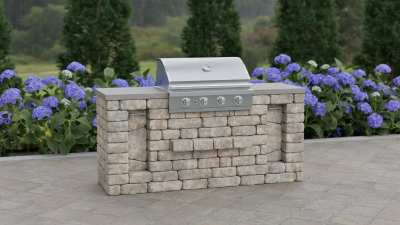 Unity GX Outdoor Kitchen DIY Kit Standard View