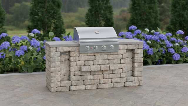 Unity GX Outdoor Kitchen DIY Kit Standard View