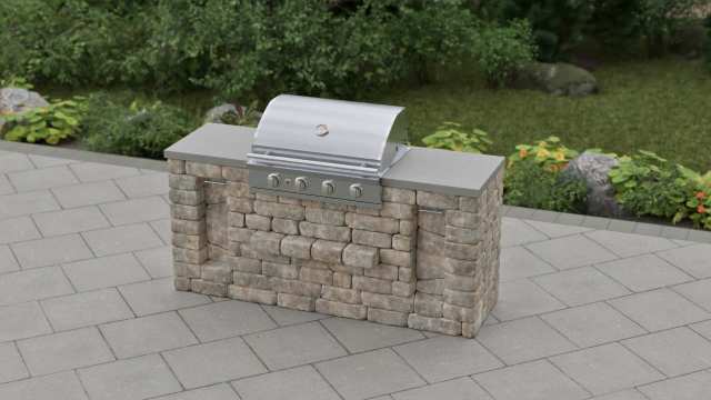 Unity GX Outdoor Kitchen Module Overhead View