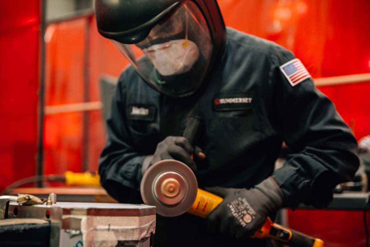 American Worker at the Summerset factory in California