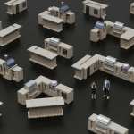 Curated Unity outdoor kitchen modules arranged for grill islands, bars, and backyard cooking layouts