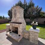 Stylish customer build with custom mantle.