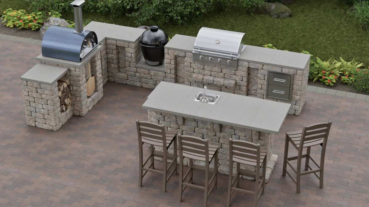 Unity Outdoor Kitchen layout