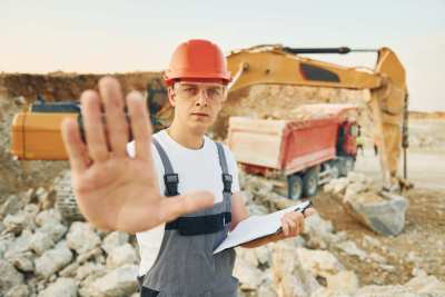 sometimes construction has to stop or pause