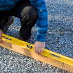 rock for leveling flatwork