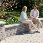 12 foot straight seat wall kit gray