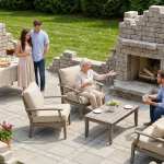 Garden Folly Patio with pavers
