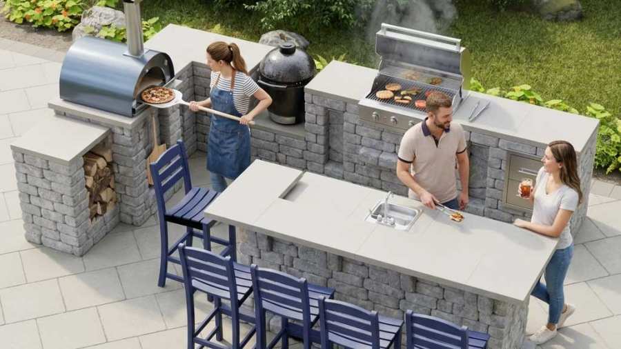 DIY Modular Grill Islands | Stone BBQ Island Kits | Cornerstone